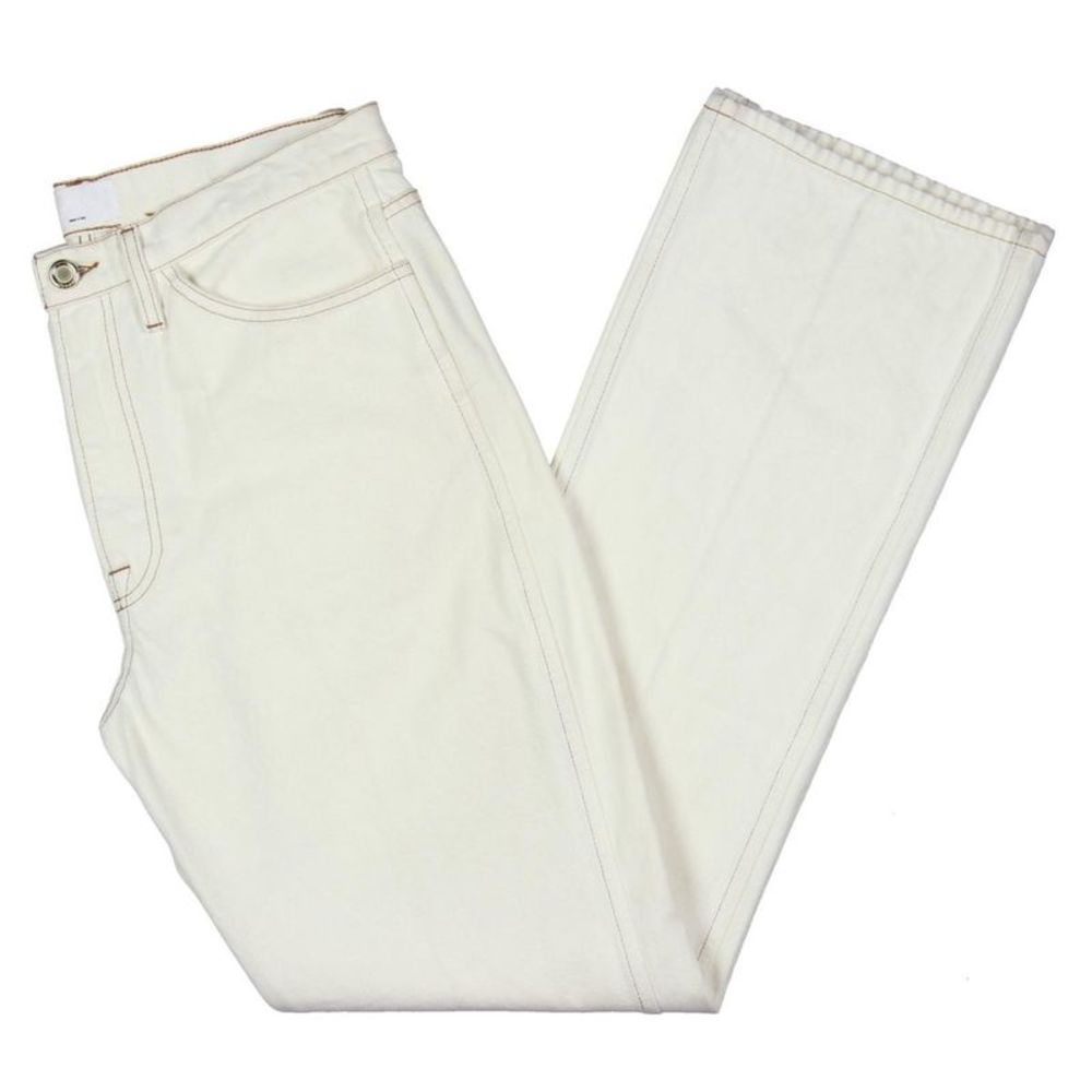 FRAME Mens Le Italian Ivory Denim Mid-Rise Casual Straight Leg Jeans NWOT